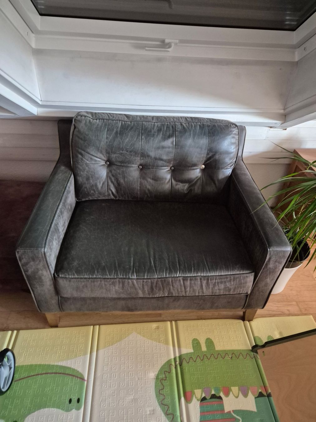 Sofas: Sofa, Sessel braunes Leder – D'occasion à Horw par SvenGasser