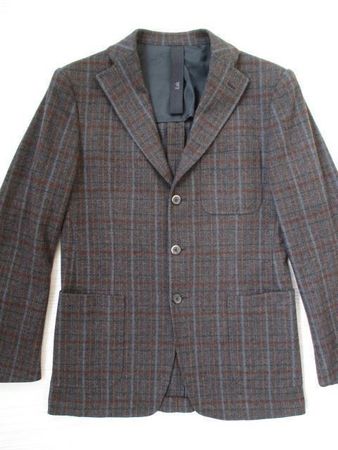 LAB. PAL ZILERI - neuw. Sakko Jacke karierter Woll-Mix Gr.48