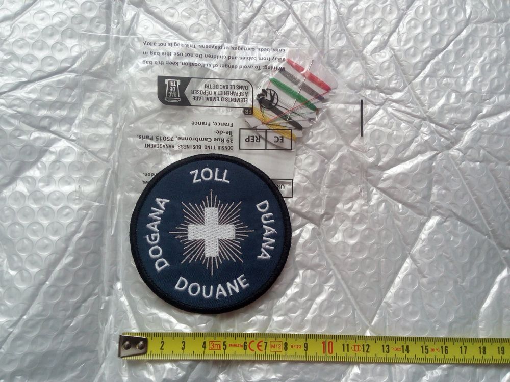 Aufnäher, Zoll-Duana-Douane-Dogana (Neu und originalverpackt) in Igis ...