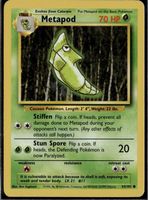 Metapod 54/102 Base Set