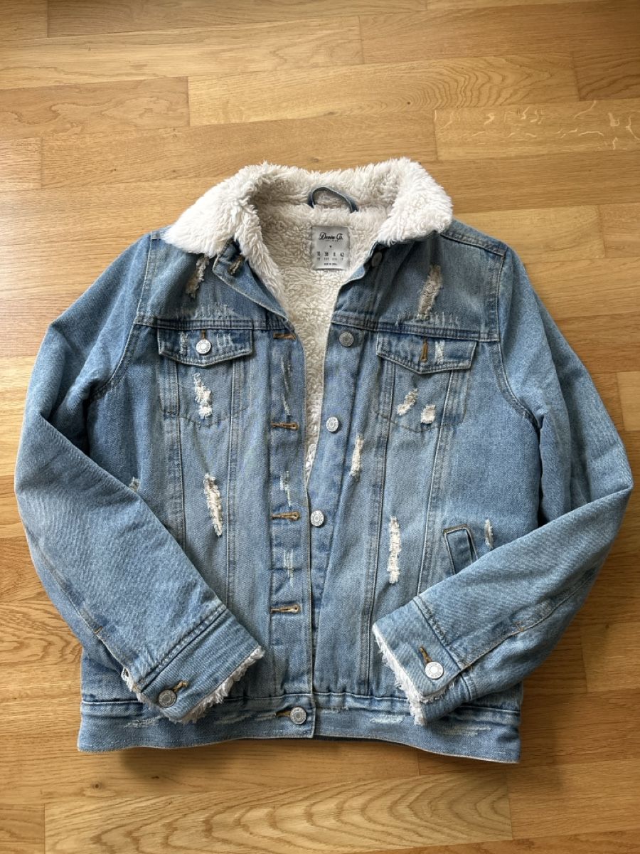 Jacken: Denim Co. Jacke mit Teddyfutter, Gr. 38, ALLES MUSS WEG! – Gebraucht aus Emmen von moodle13
