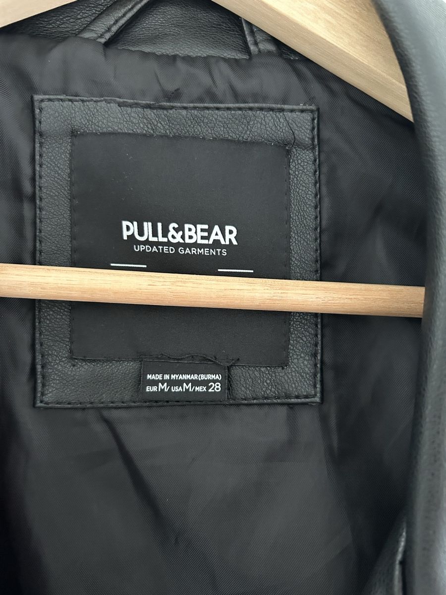 Pull&Bear Giacche: Pull&Bear Kunstlederjacke, Schwarz, Gr. M – Usato da Zürich venduto da Lolaa123 2