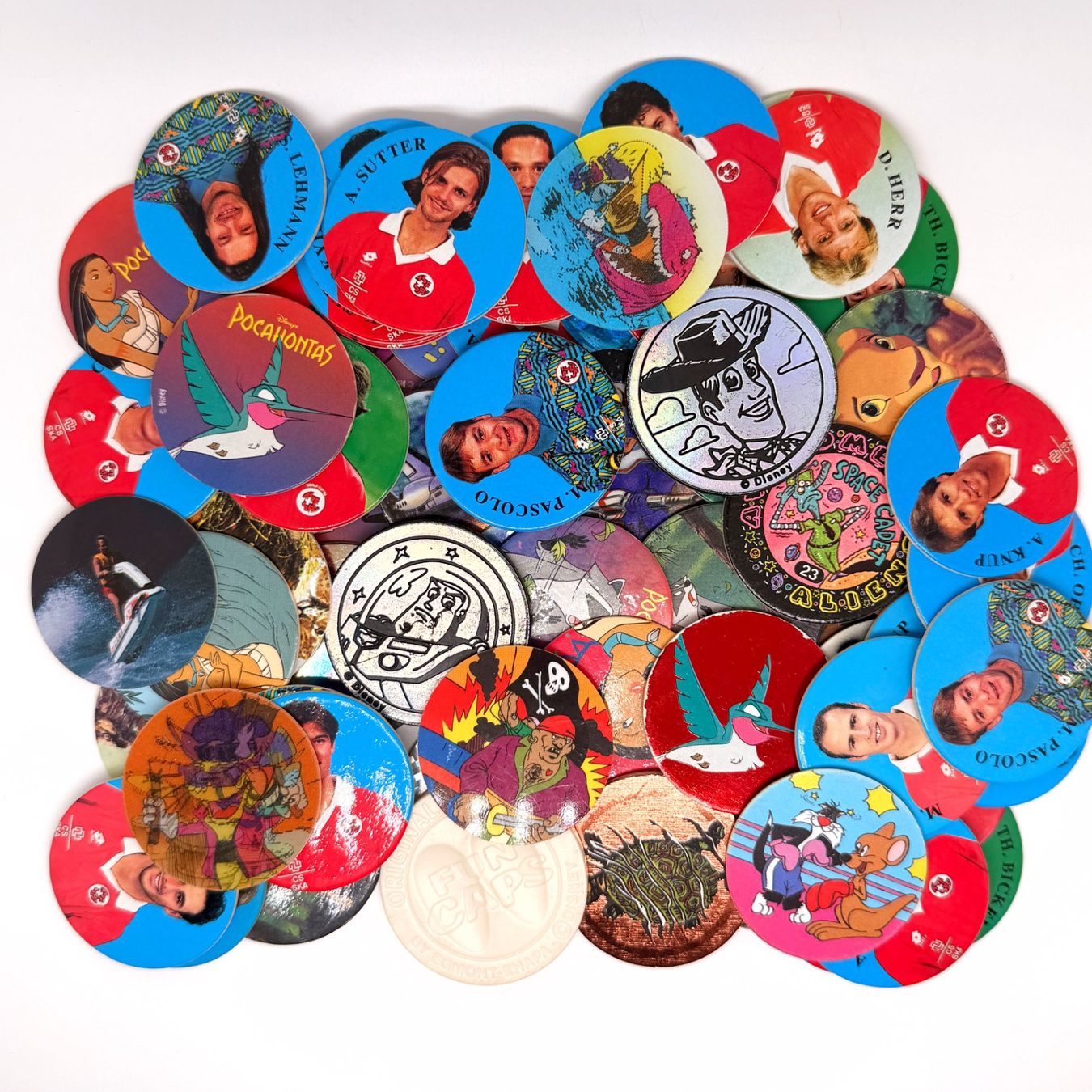 Panini Cartes à collectionner: 65 Pogs - Sammlung Disney, Zweifel, Panini – D'occasion à Ronco sopra Ascona par liz_dbg6