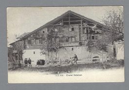 CHÂLET VALAISAN, VUE ANIMÉE