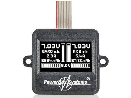 Powerbox Systems Fernsteuerungen: PowerBox Mercury SR2 inkl. SensorSwitch und OLED-Display M – Neu und originalverpackt aus Balsthal von Jetline 3