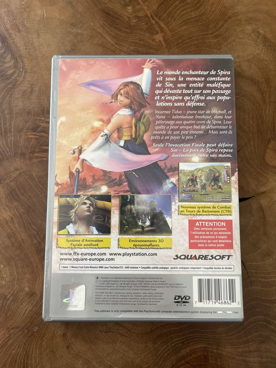 Sony Giochi: Final Fantasy X PS2 Platinum – Nuovo (secondo la descrizione) da Renens VD venduto da dan_b8tt 1