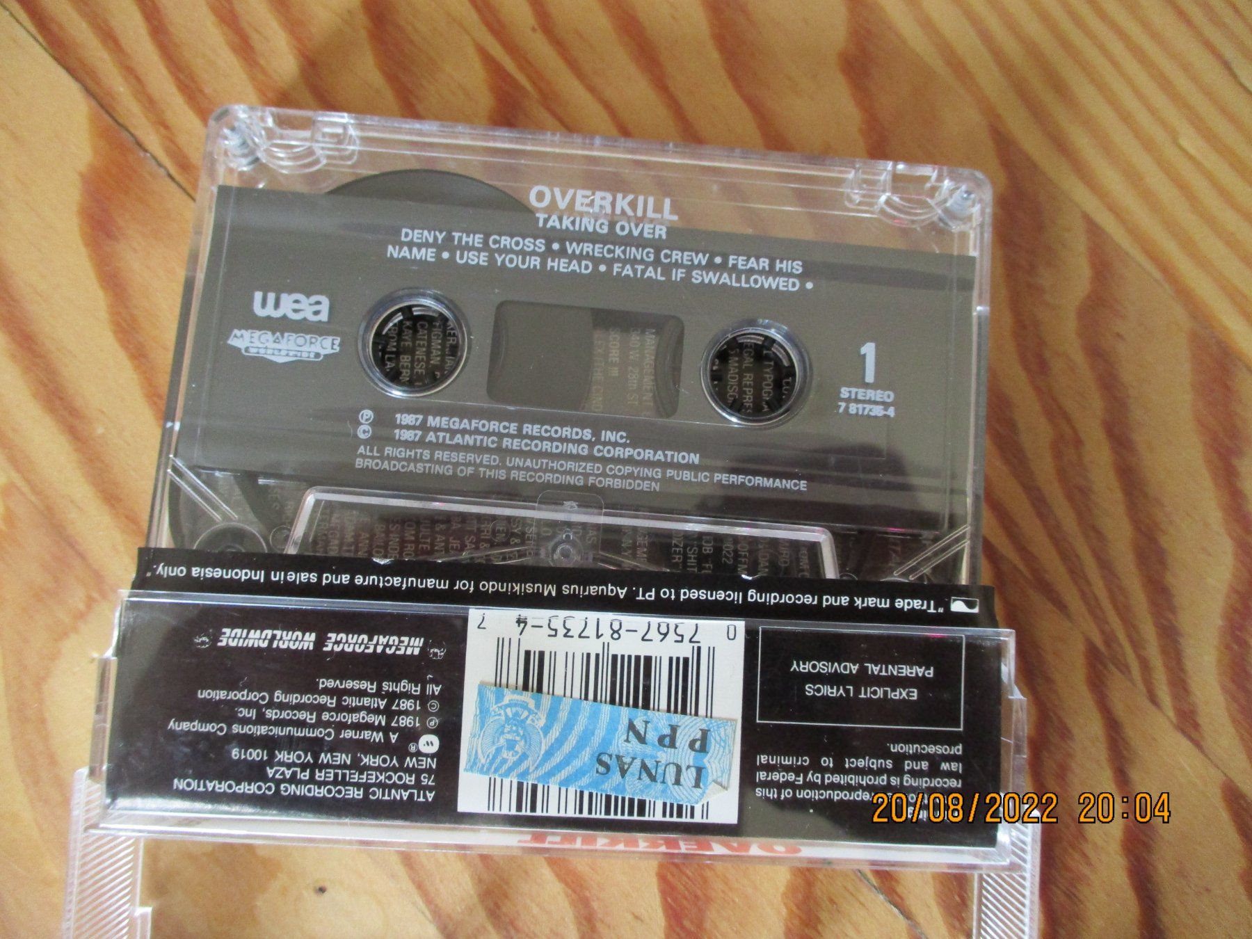 Kompaktkassetten: Overkill - Taking Over – Gebraucht aus Liestal von Disc-Point 2