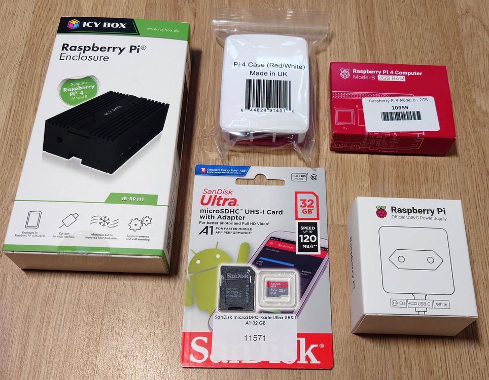 Raspberry Pi 4 Starter Kit - Pi 4/2GB | Kaufen auf Ricardo
