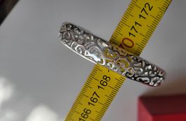 Magnifique Bracelet Jonc Ajouré en Argent 925 
