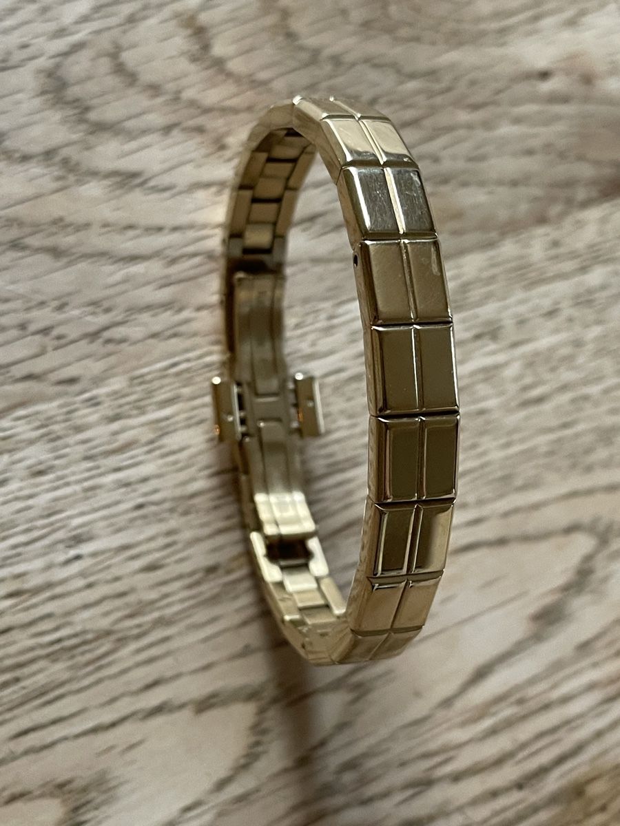 Bracciali & Braccialetti: Armkette goldenfarbig Steel – Usato da Flawil venduto da Naphtali