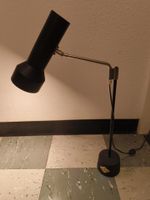 Tischlampe 60er schwarz Spotlampe Midcentury