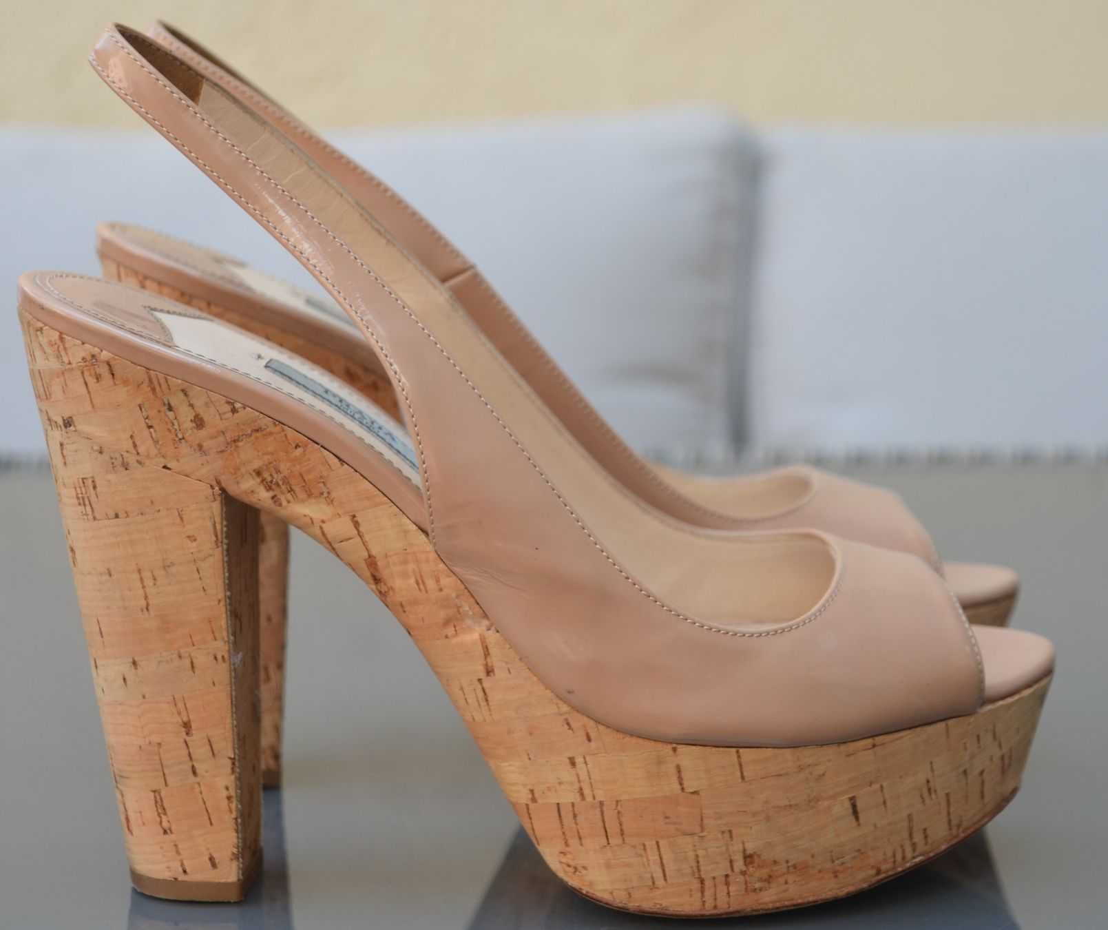 Prada Damenschuhe: Prada Sandalen / sandales .39 – Gebraucht aus Collonges von arashee 5