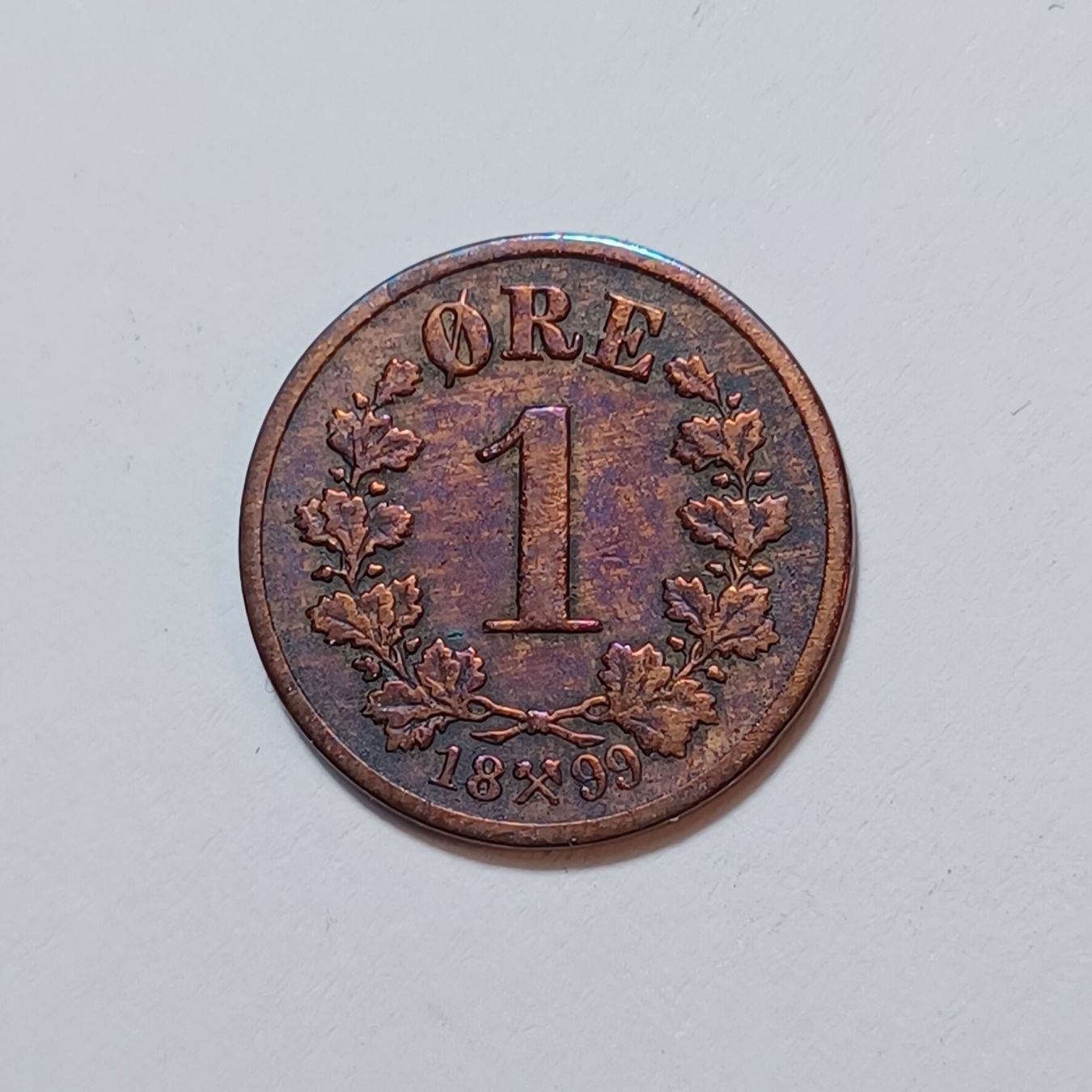 Tutti le monete: 1 Ore 1899 Norwegen – Usato da Pfäffikon ZH venduto da Welt_Muenzen