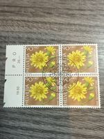 Schweiz Briefmarke Pro Juventute 1991 Viererblock Top!