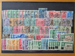 Briefmarken weltweit auf Karte K4 Zustand gemäss Bild