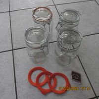 Kilner Einmachgläser mit Gummidichtungen 4 Stk. neu