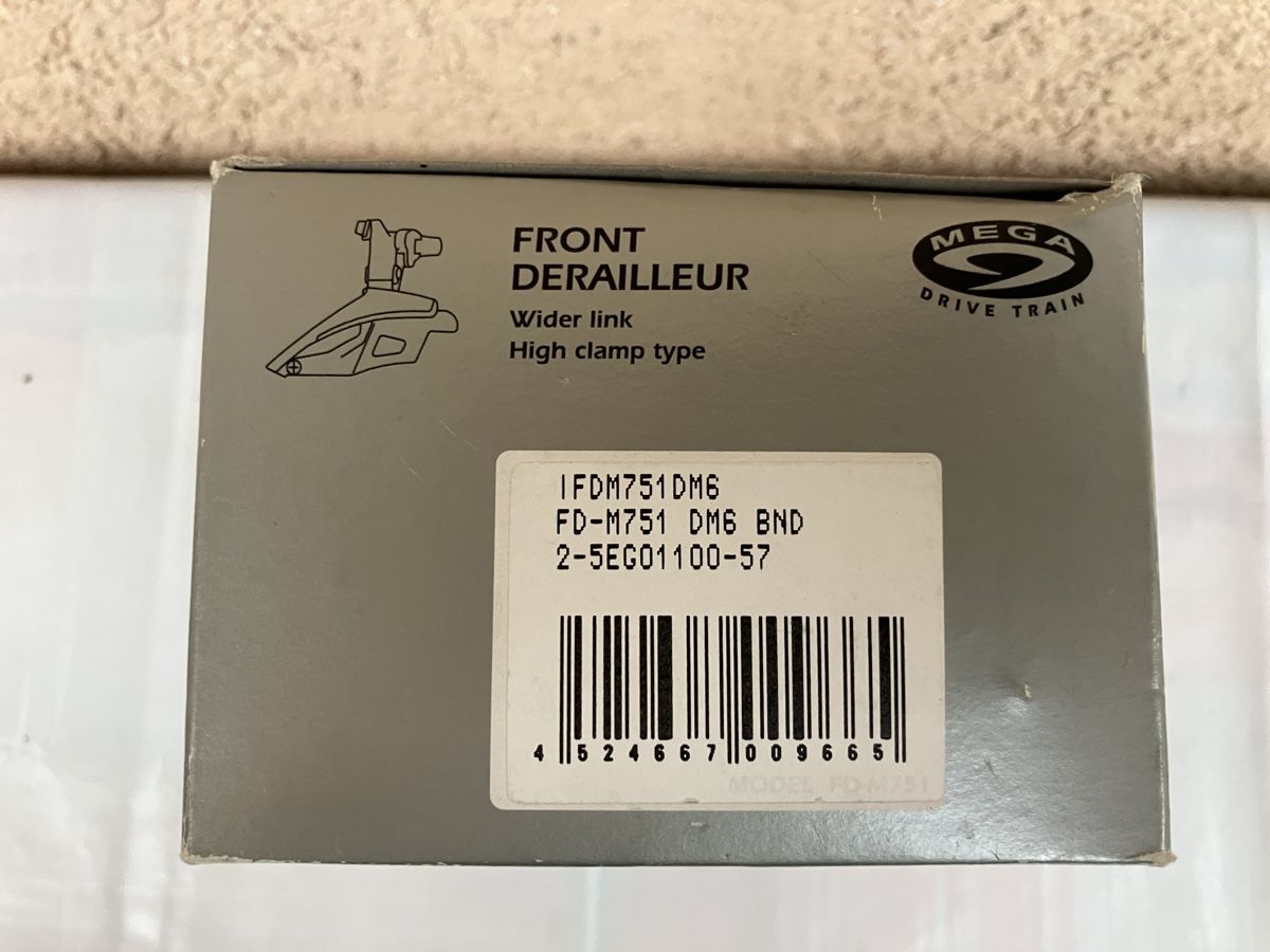 Shimano Pezzi di ricambio: NOS Shimano Deore XT FD-M751 Umwerfer – Nuovo (secondo la descrizione) da Trimbach venduto da cendira 7