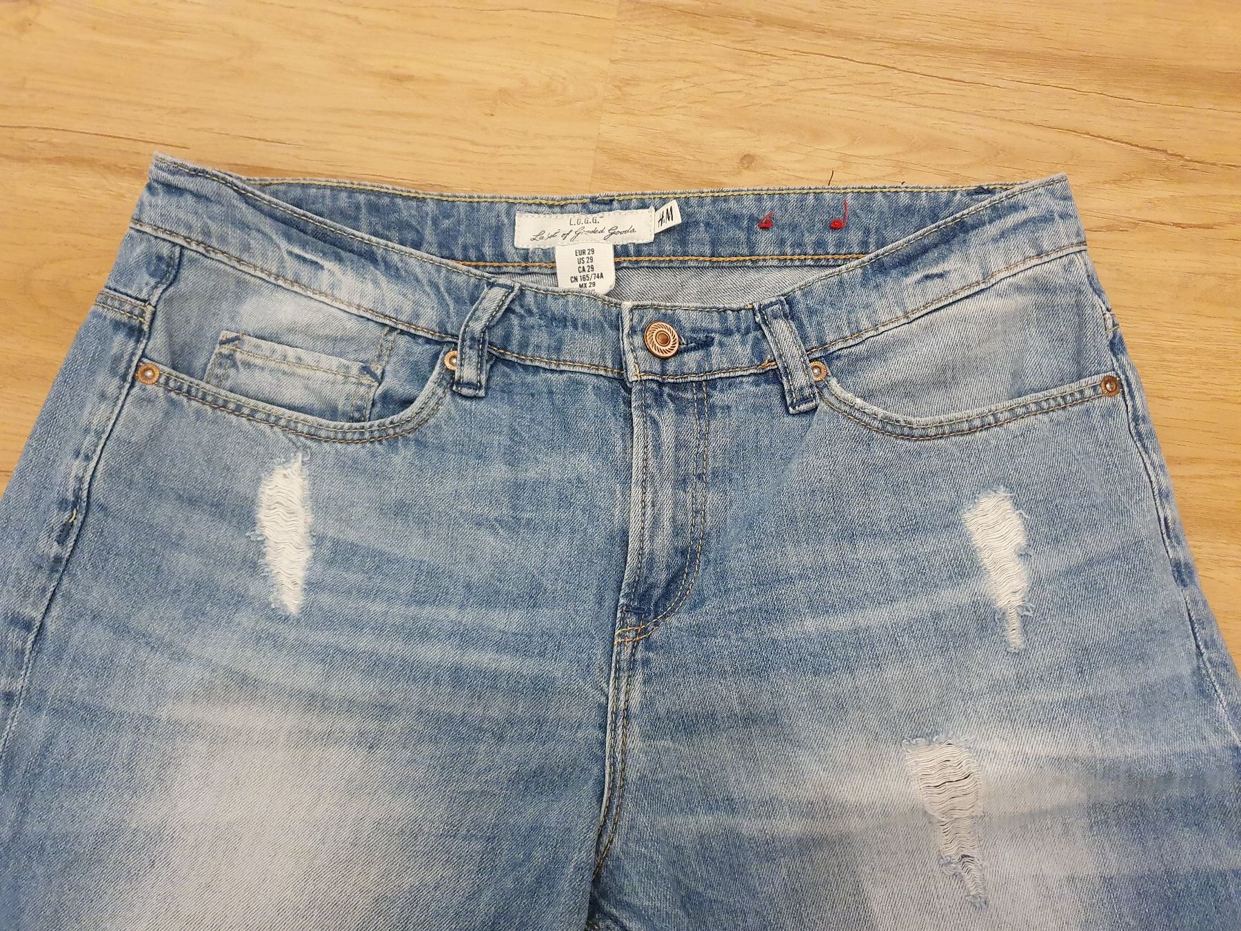 H&M Pantaloni: Damen Jeans Short, H&M  Gr. 29, blau – Usato da Heinrichswil venduto da sabi2809 2