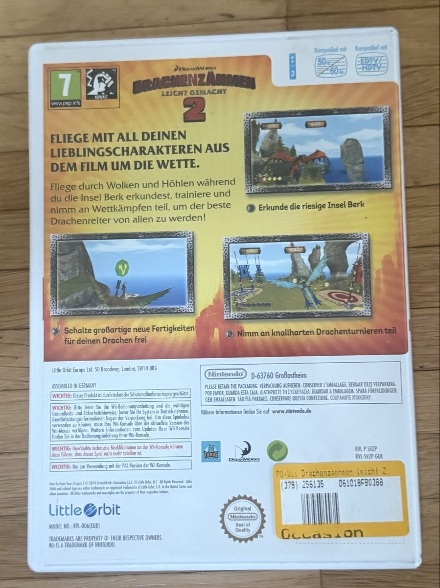 Nintendo Spiele: Drachenzähmen Wii Spiel – Gebraucht aus Opfikon von Luis144 1