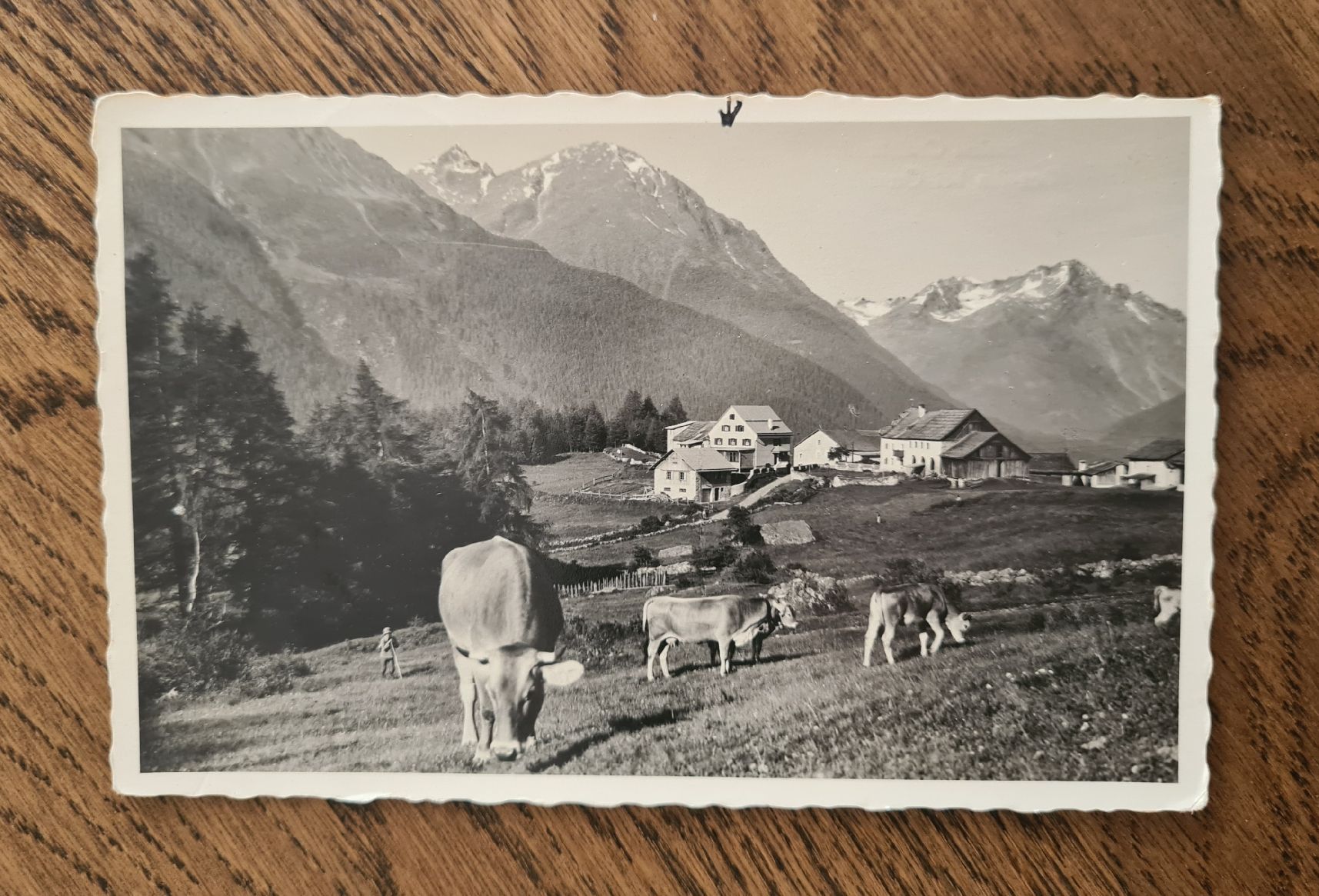 Cartoline postali: Bos-cha b. Guarda, Pension Craista – Usato da Ebikon venduto da Donar50