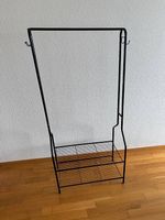 Portevêtements en métal noir style moderne et minimaliste