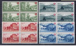 1948 Pro Patria Viererblocks postfrisch  15970