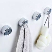 Handtuchhalter, runder selbstklebender Haken - 1 Stück