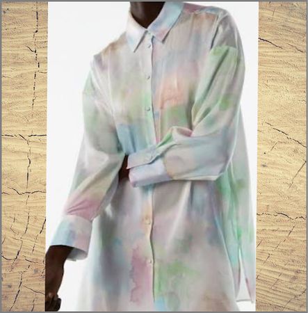 Chemise  Zara  satin taille M