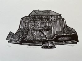 Tranquillo Marangoni (1912 / 1992)  Xylographie