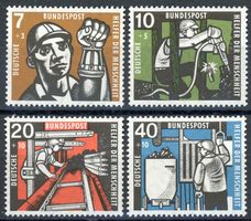 Deutsche Bundespost 1957 Mi. Nr. 270-73 ** Luxus  (2210)