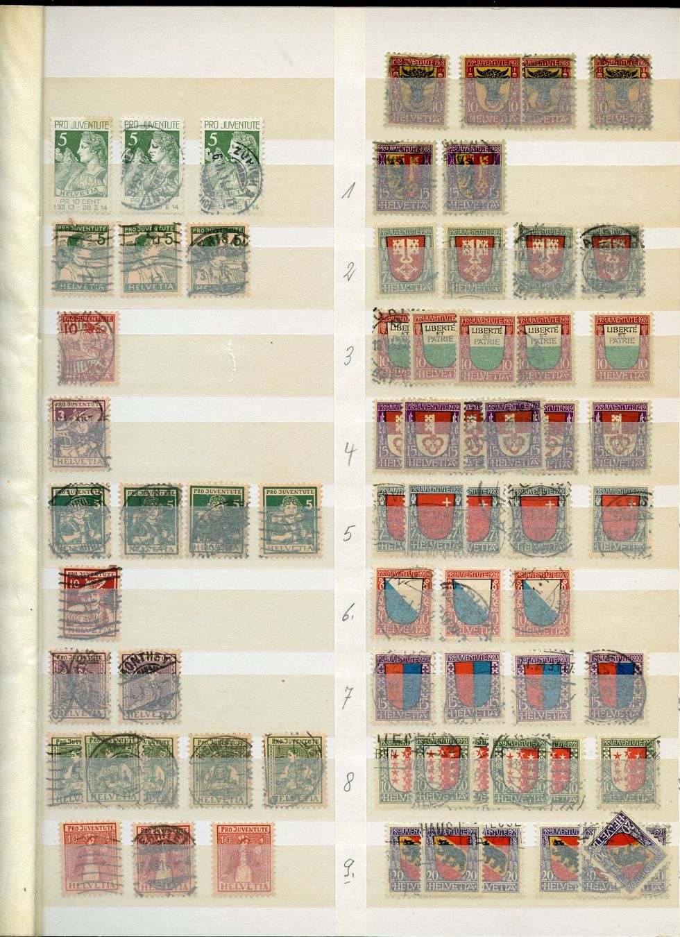 Alle Briefmarken: 1 Sammlung Pro Juventute – Gebraucht aus Steffisburg von Sorbas