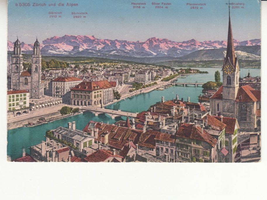 Cartoline postali: Zürich 1927 – Usato da Bürglen TG venduto da StampGraf
