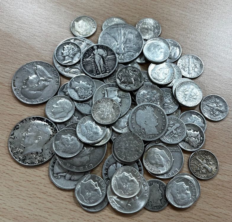 Die Kennedy Halb-Dollar-Silbermünze Von 1964