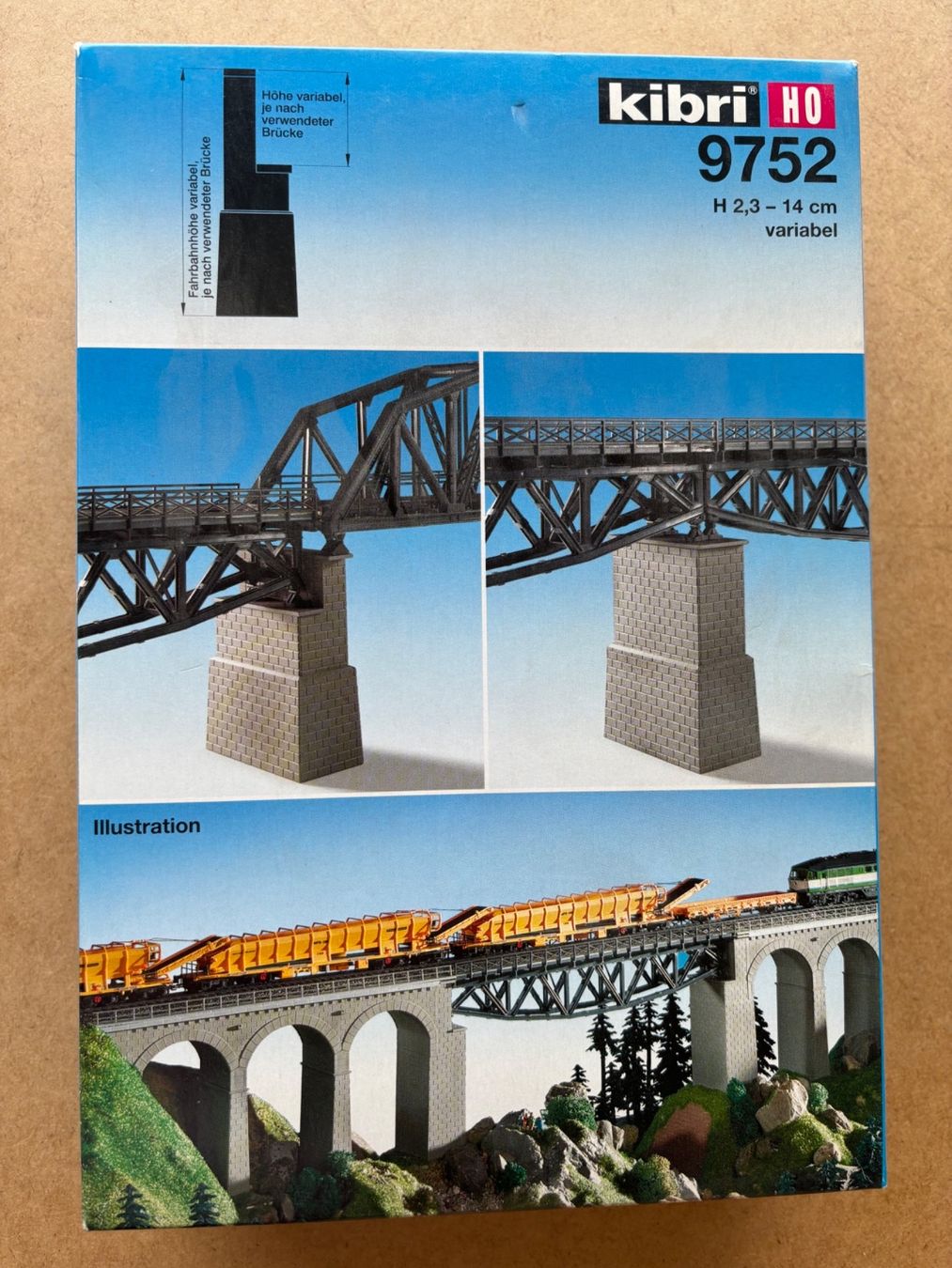 Kibri Modelleisenbahnen: Kibri 9752 Universal Brücken-Mittelpfeiler – Neu und originalverpackt aus Hauterive NE von eriamch 1