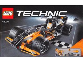 Lego 42026 Black Champion Racer (2014) Technic, Pullback!