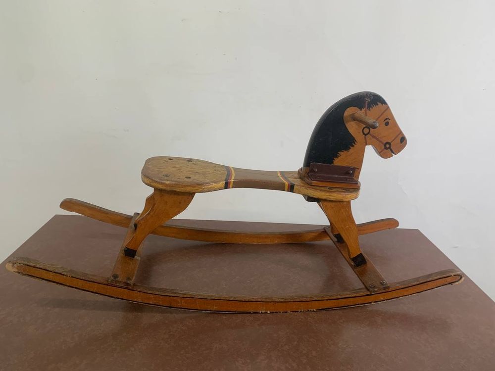 Holz Schaukelpferd Alt