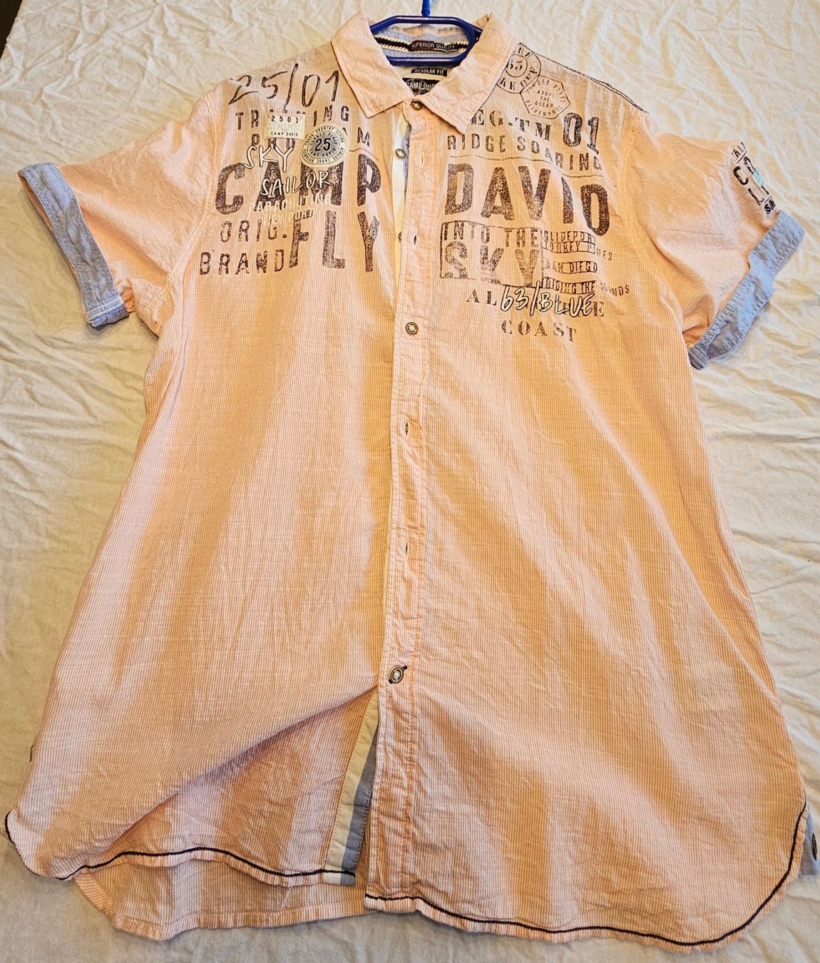 Camp David Hemden: Camp David Kurzarmhemd, Gr. L – Gebraucht aus Cham von Pfingsti