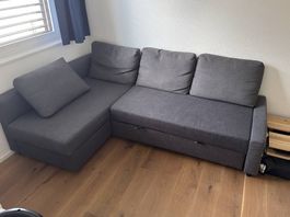 IKEA FRIHETEN Eckbettsofa dunkelgrau