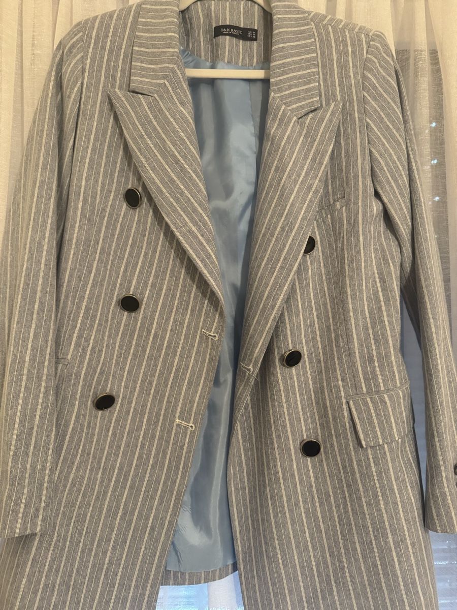 Giacche: D&K Basic Blazer, Blau/Weiss gestreift – Usato da Neuenegg venduto da mel_5pnq