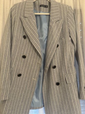D&K Basic Blazer, Blau/Weiss gestreift