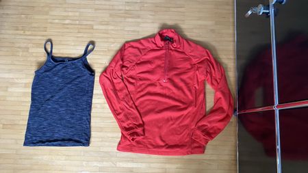 Thermopullover und Top Grösse 158/164 gebraucht rot Kind