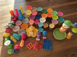 Play-Doh Förmchen plus gebrauchter Knete