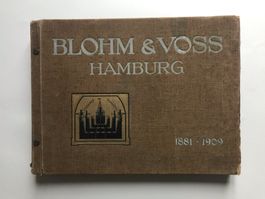 Blohm & Voss Hamburg 1881-1909, Schiffbau Fotografie, 1909