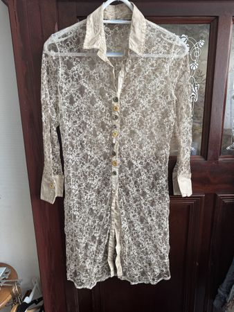 Spitzenbluse Kleid Tunika Oberteil 