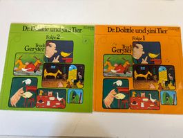 2 LP,s Dr.Dolittle und sini Tier Folge 1+2 von Trudi Gerster