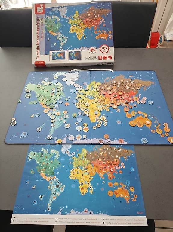 Giochi: Carte du monde magnétique Janod – Usato da Delémont venduto da emm_z2yb 4