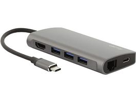 LMP USB-C mini Dock - Dockingstation (Space Grau) USB-C Hub