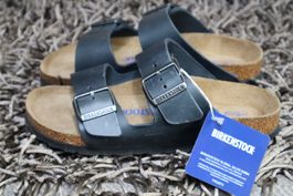 Birkenstock Arizona, 37, Leder, dunkelblau, Softfussbett NEU