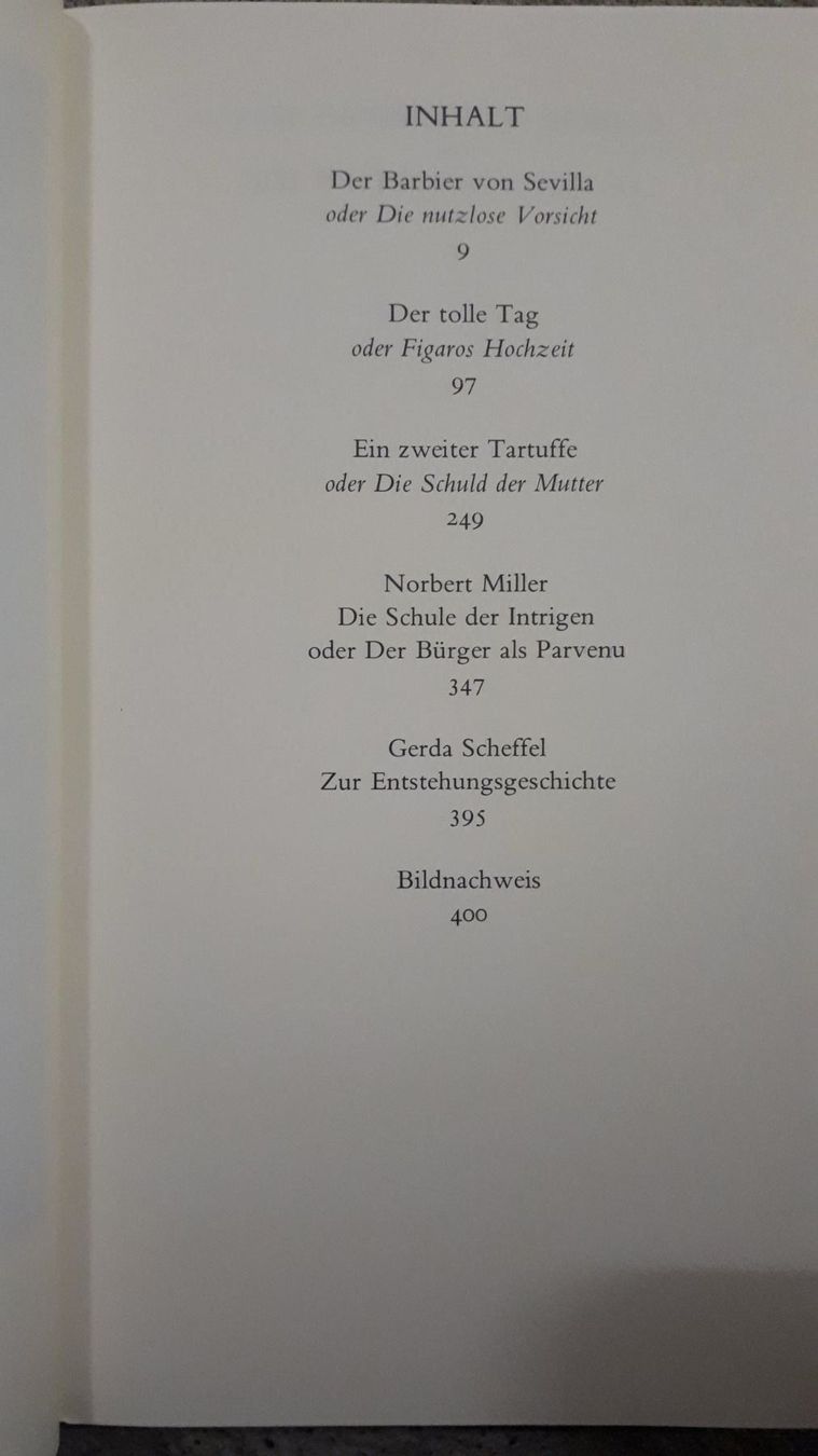 Libri: Die Figaro Trilogie – Usato da Basel venduto da Alacant 3
