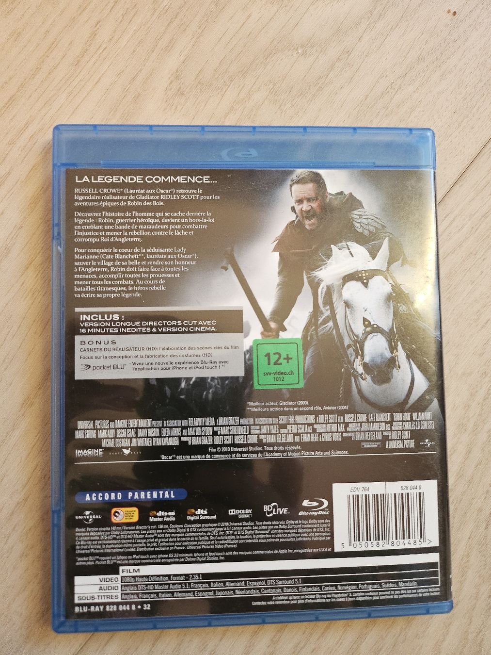 Alle DVDs: Robin des Bois - Blu-Ray Director's Cut - – Gebraucht aus La Joux FR von car_ck96 2